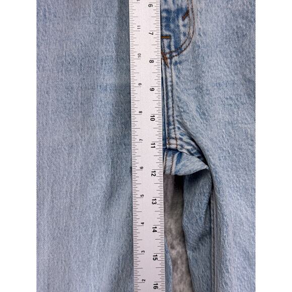 Abercrombie & Fitch Light Blue Straight Leg Jeans - Picture 4 of 7